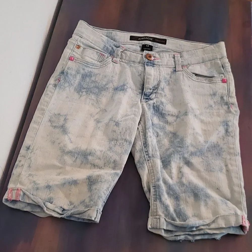 Girls Jordache Bermuda Shorts Sz 12